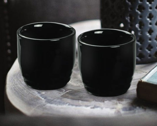 1.5 oz. Blank Black Sake Cups