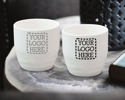 1.5 oz. Personalized White Sake Cups