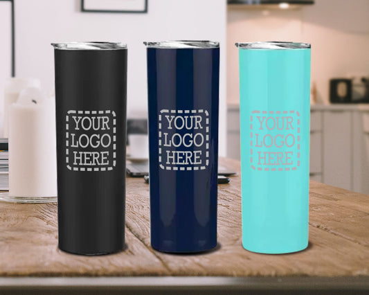 20 oz. Custom Engraved Insulated Stainless Steel Skinny Tumbler