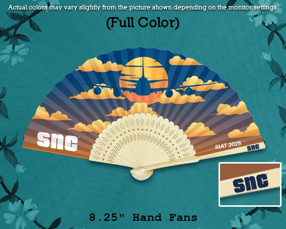 Promotional Silk Fans Full Color
