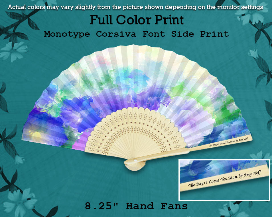 Promotional Silk Fans Full Color