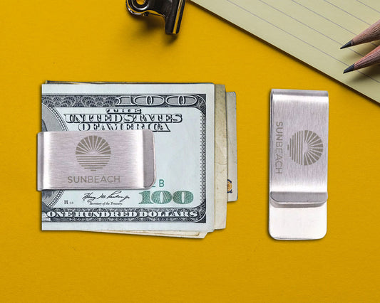 Custom Engraved Stainless Steel Money Clip