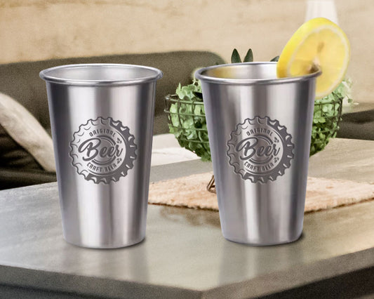 Custom Engraved Stainless Steel Cups