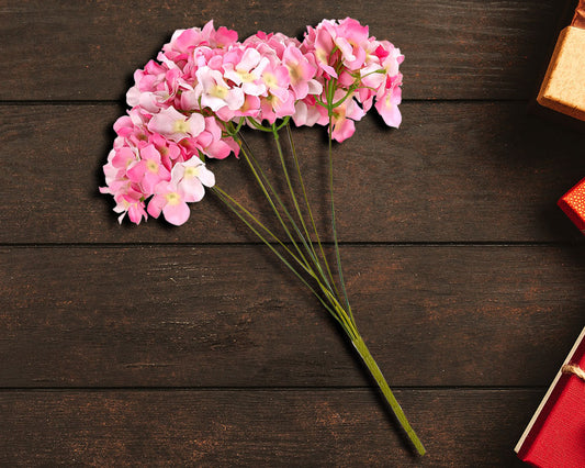 7 Heads Artificial Hydrangeas Flower Bouquet