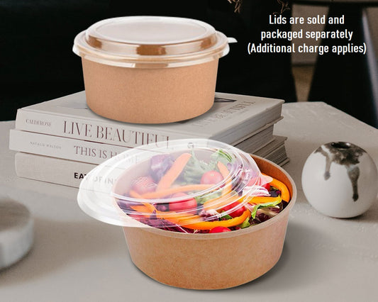 Blank Kraft Paper Salad Bowl