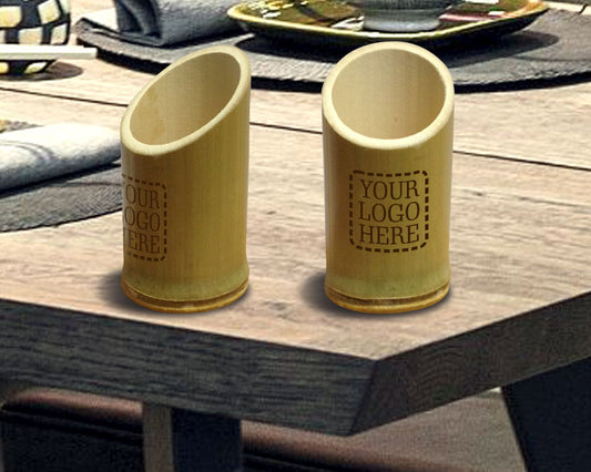 Personalized Oblique Bamboo Sake Bottle