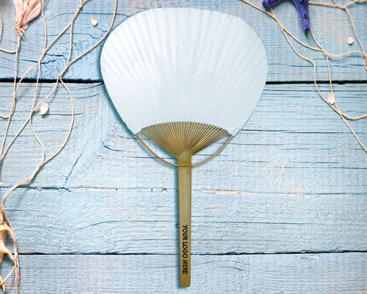 Personalized Paddle Fans with Handle Print