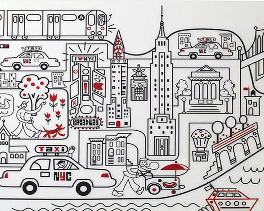 Personalized Silicone Coloring Placemat