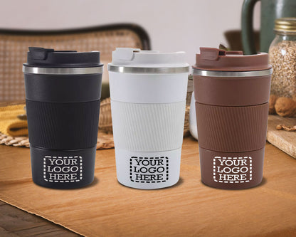13 oz. Custom Engraved Stainless Steel Insulated Travel Coffee Mug