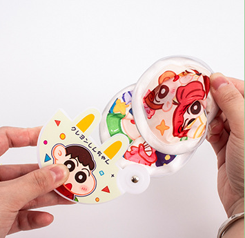 Personalized Pop-Up Fan with Photo Reflector and 2-Sided Pouch (Full Color)