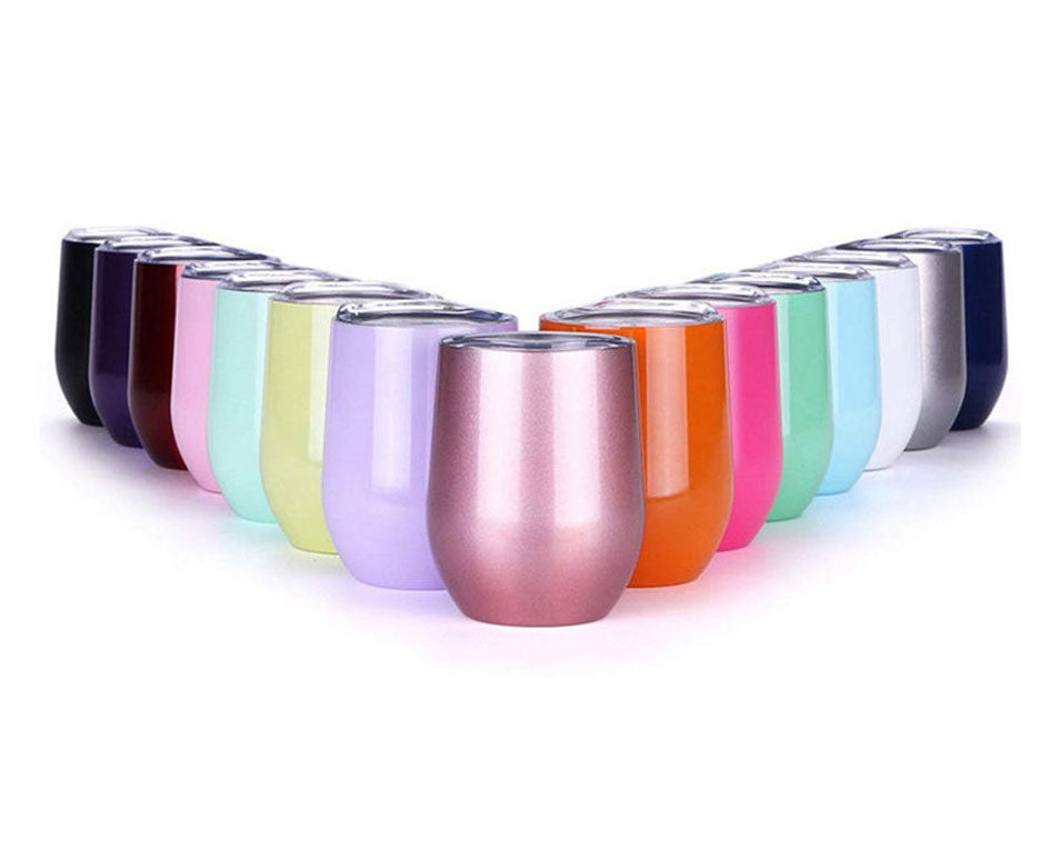 12 oz. Custom Engraved Stainless Steel Egg Tumbler