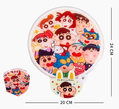 Personalized Pop-Up Fan with Photo Reflector and 2-Sided Pouch (Full Color)