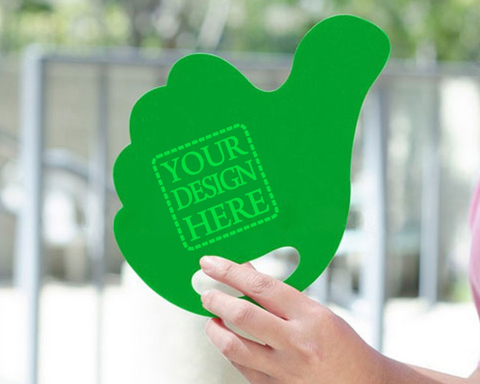 Personalized Breezin' Plastic Hand Fan