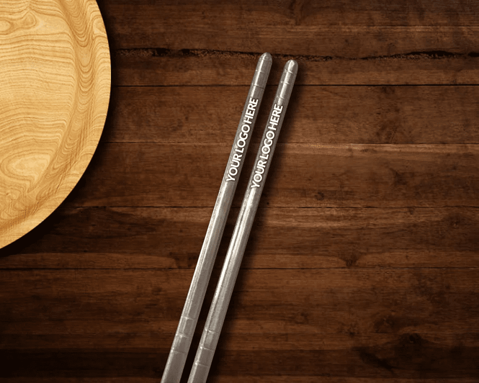 Custom Engraved Stainless Steel Chopsticks – Personalized Fan Store