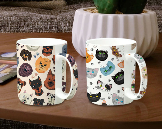 11 oz. Personalized Coffee Mugs (Full Wrap, Full Color Print)