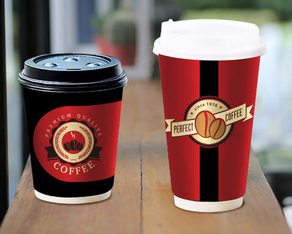 Personalized Paper Coffee Cups