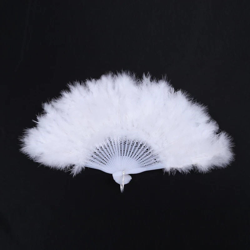 White Feather Fan